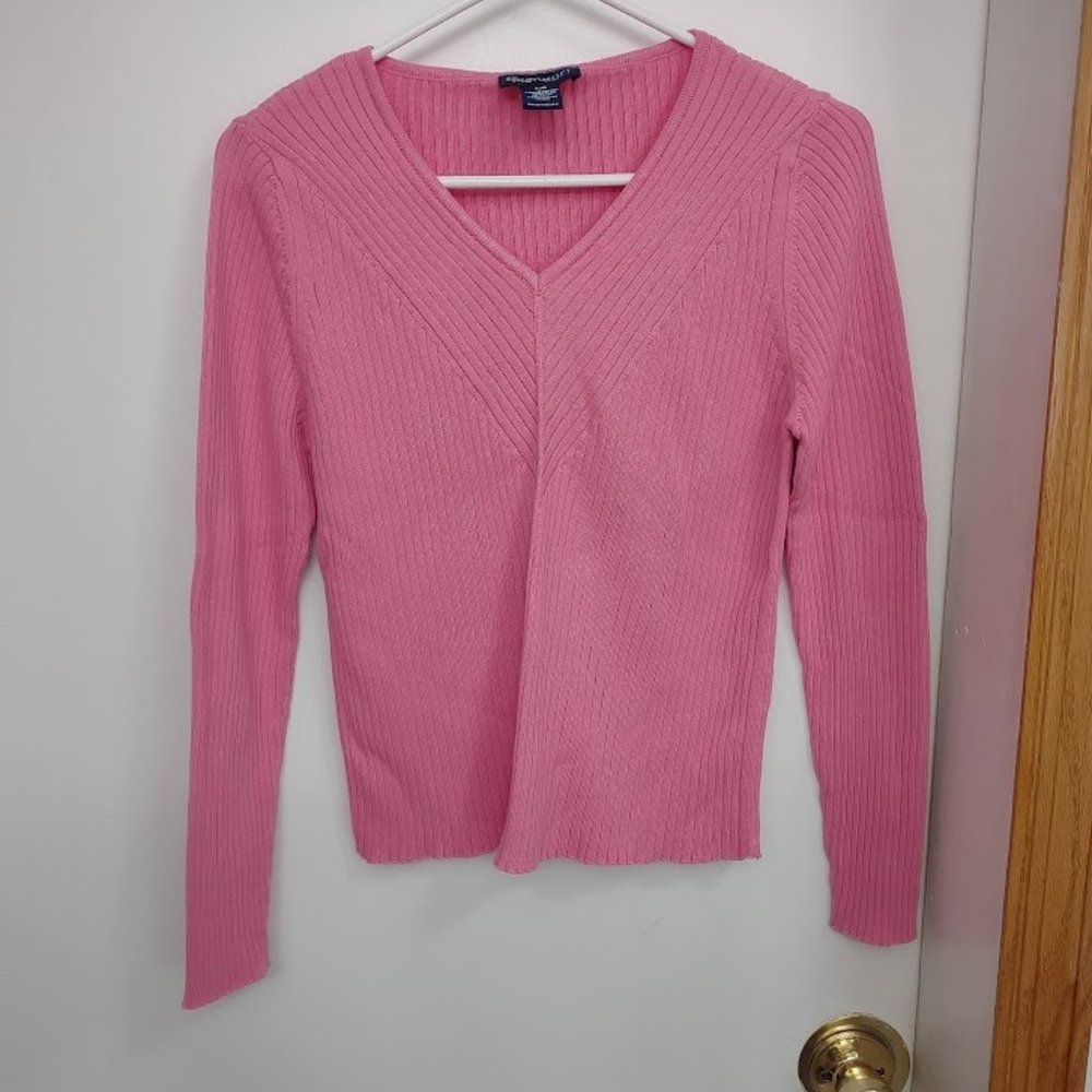 Splendor Pink Casual Sweater
